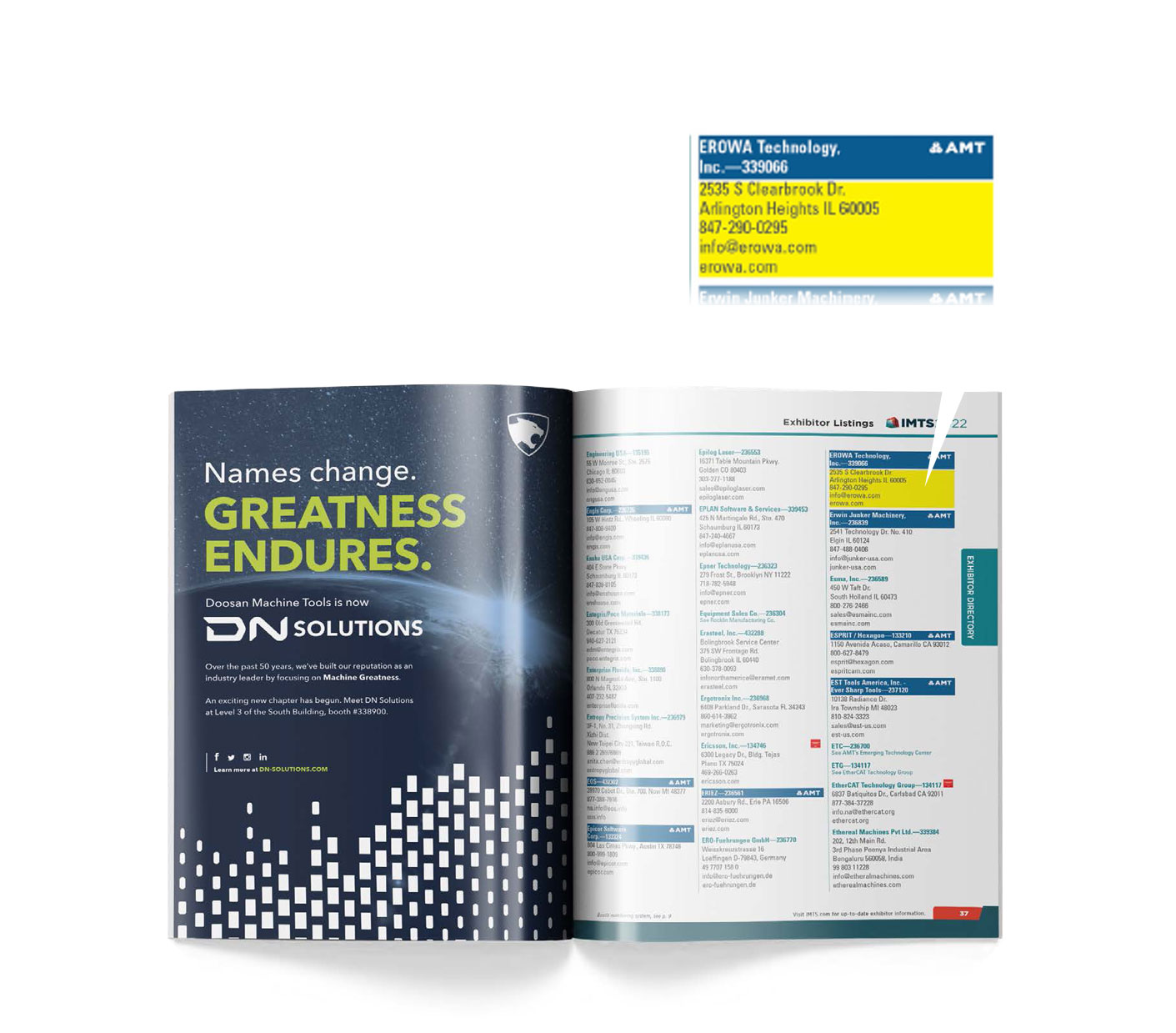 IMTS 2022 Directory cover