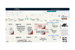 Highlight your company's booth on the floorplan with a corner peel graphic.