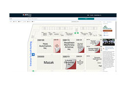 Highlight your company's booth on the floorplan with a corner peel graphic.