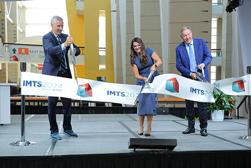  Ribbon cutting at the Opening Ceremony of IMTS 2024