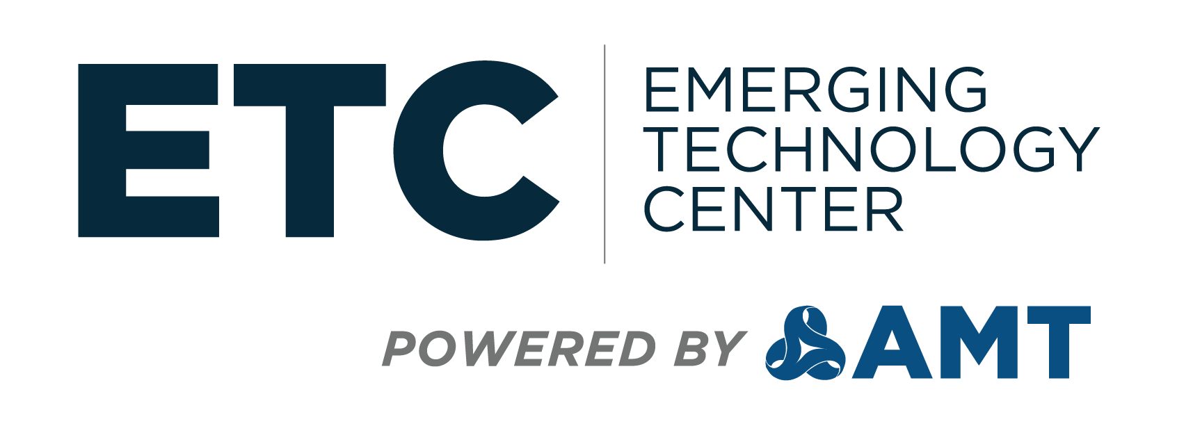 Logo: Emerging Technology Center powered by AMT